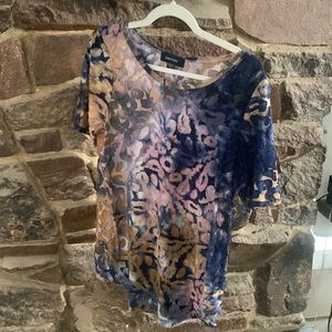 A stunning, sheer, Karen Kane blouse